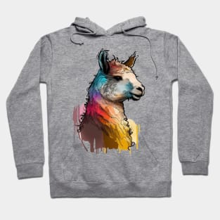 Alpaca Llama colorful Hoodie